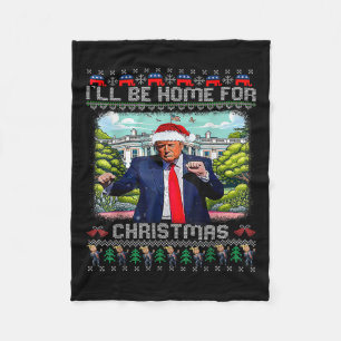 Ich werde Weihnachten Weihnachten Weihnachten Weih Fleecedecke