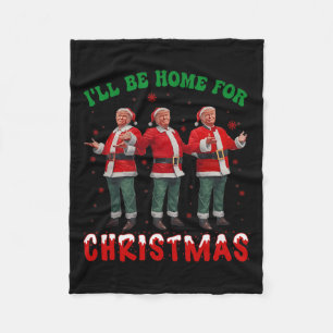 Ich werde Weihnachten Weihnachten Weihnachten Weih Fleecedecke