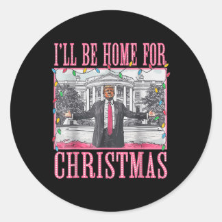 Ich werde Weihnachten Weihnachten Weihnachten Weih Runder Aufkleber