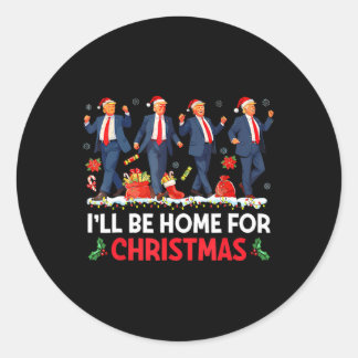 Ich werde Weihnachten Weihnachten Weihnachten Weih Runder Aufkleber