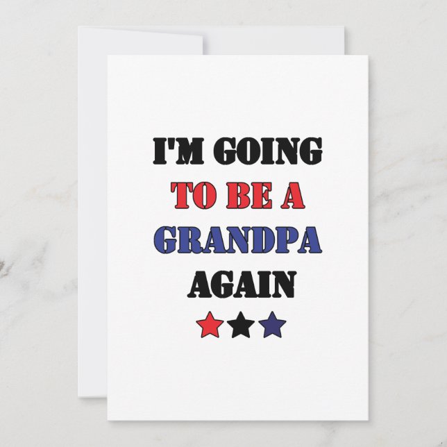 Ich werde wieder ein Opa Geschenke für Opa sein (Vorderseite)