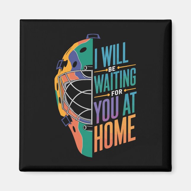 Ich werde zu Hause auf dich warten Softll Catcher  Magnet (Vorne)
