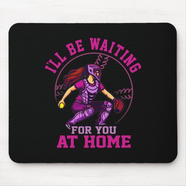 Ich werde zu Hause auf dich warten Softll Catcher  Mousepad (Vorne)