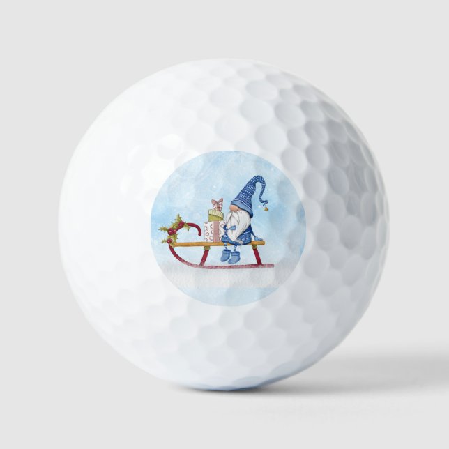 Ich werde zu Weihnachten kommen Golfball (Vorderseite)