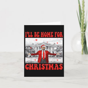 Ich werde zu Weihnachten nach Hause kommen, Santa Karte