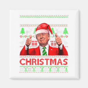 Ich werde zu Weihnachten nach Hause kommen Santa T Magnet