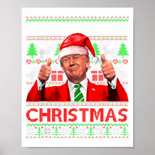 Ich werde zu Weihnachten nach Hause kommen Santa T Poster