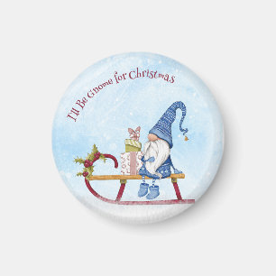 Ich werde zu Weihnachten Weihnachten Weihnachten W Magnet
