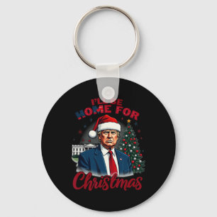 Ich werde Zuhause für Weihnachten im Weißen Haus T Schlüsselanhänger