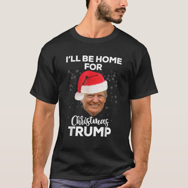 Ich werde Zuhause für Weihnachtssüßer Weihnachtsmi T-Shirt (Vorderseite)