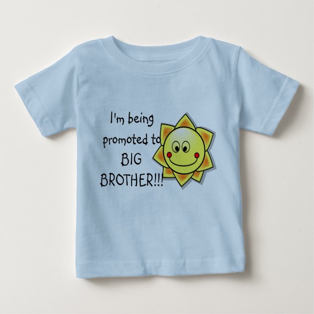 Ich werde zum Big Brother Säugling Tshirt beförder (Vorderseite)