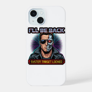 Ich werde zurück sein - 80er Action Cyborg Retrowa iPhone 15 Hülle