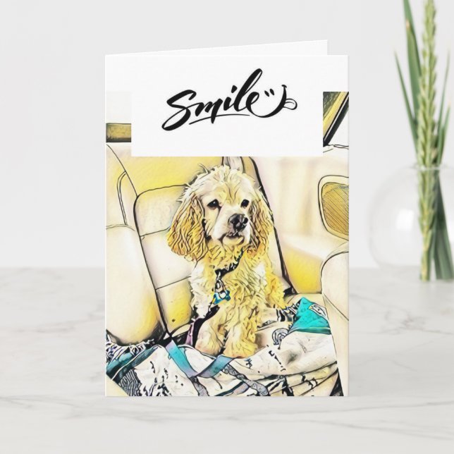 **ICH WETTE, DASS SIE GLÜCKLICH SIND** SPASS FÜR D KARTE (Vorderseite)