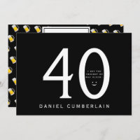 Ich wette, du glaubst, er sei älter als vierzig Ge