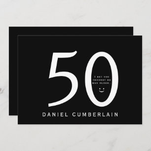 Ich wette, du hältst ihn für älter witzig Geburtst Einladung