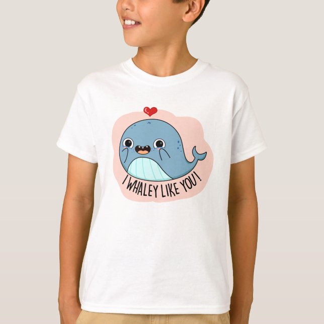Ich whaley like you Funny Whale Pub T-Shirt (Vorderseite)