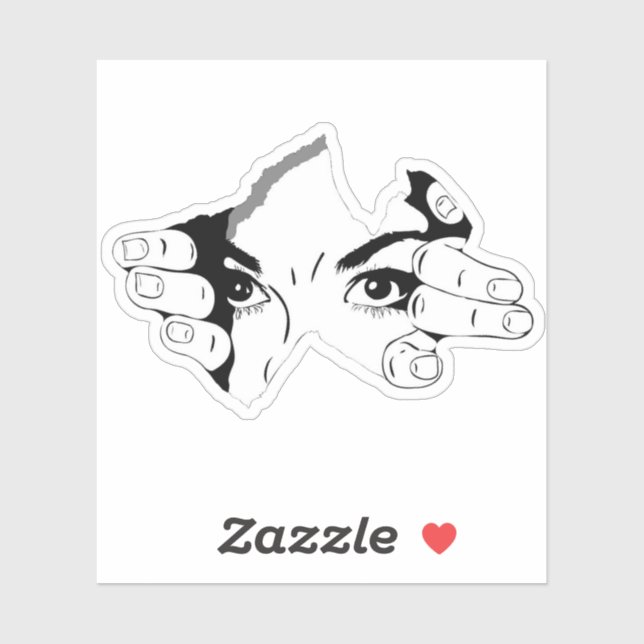 Ich will Aufkleber sehen (Blatt)