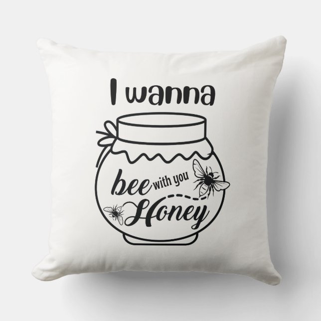 Ich will dein Honig sein Kissen (Vorderseite)