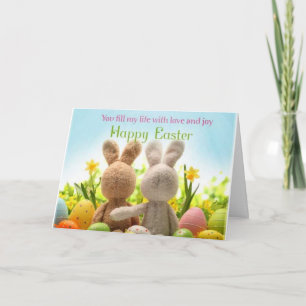 ICH WILL DEIN LEBEN MIT LIEBE/FREUDE ZU OSTERN FÜL FEIERTAGSKARTE
