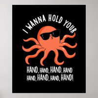 Ich will deine Hand am Oktopus halten, dunkle BG