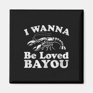Ich will dich lieben Funny Crawfish Boil Mardi G Magnet