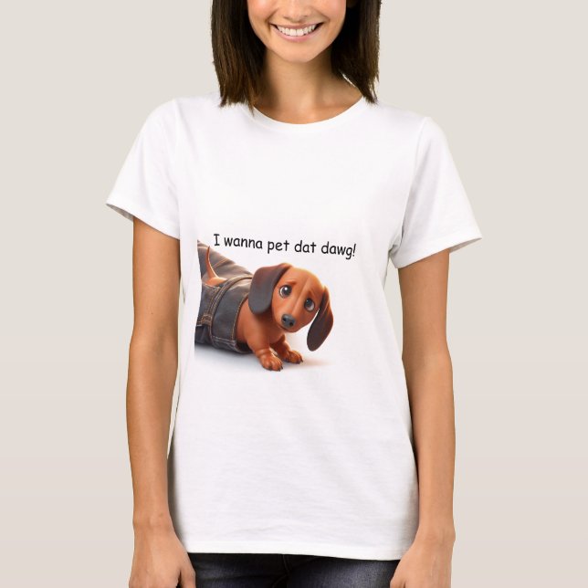 Ich will diesen Hund essen T-Shirt (Vorderseite)