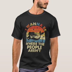 Ich will dort sein, wo die Leute keine Vintage Mee T-Shirt
