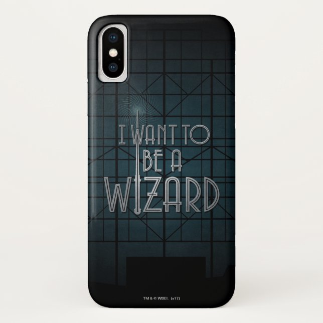 Ich will ein Zauberer sein Case-Mate iPhone Hülle (Rückseite)