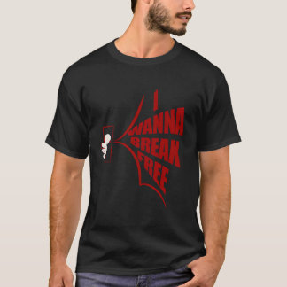 Ich will einen Break-Free-Vogel T-Shirt