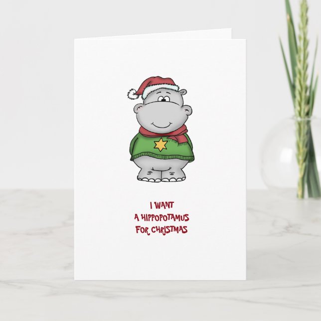 Ich will einen Hippopotamus für Weihnachten - (Vorderseite)