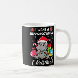 Ich will einen Hiptamus zu Weihnachten Xmas Hip Ki Kaffeetasse
