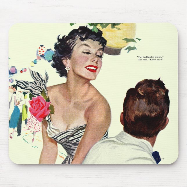 Ich will einen Mann Mousepad (Vorne)