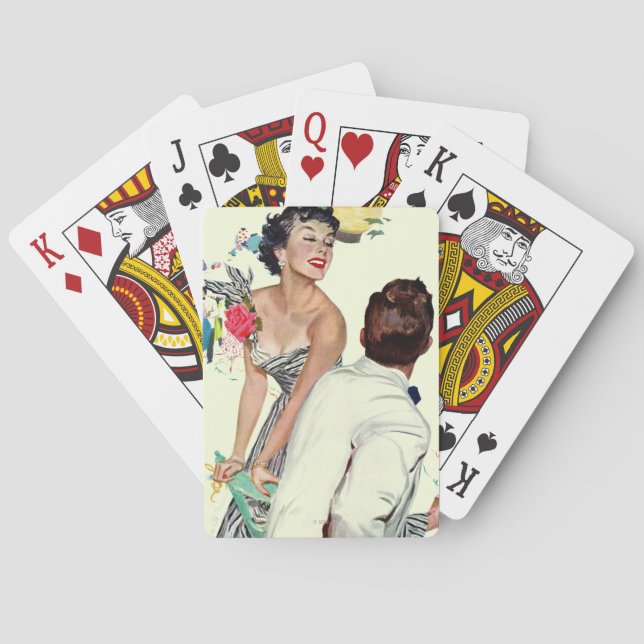 Ich will einen Mann Spielkarten (Rückseite)