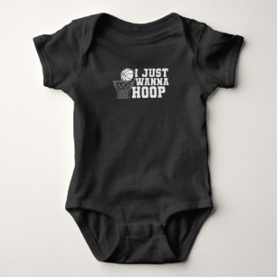 Ich will einfach nur Basketball spielen Basketba Baby Strampler