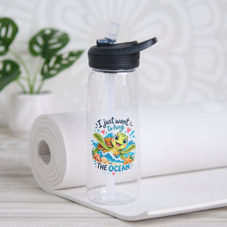 Ich will einfach nur den Ozean umarmen Trinkflasche
