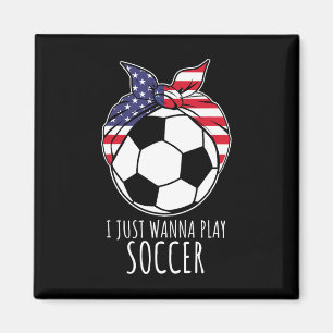 Ich will einfach nur Fußball spielen Shirt für Fra Magnet