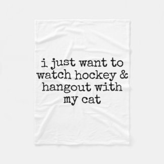 Ich will einfach nur Hockey schauen und mit meiner Fleecedecke