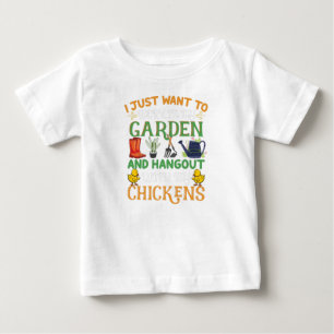 Ich will einfach nur in meinem Garten arbeiten und Baby T-shirt