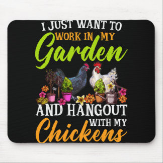 Ich will einfach nur in meinem Garten arbeiten und Mousepad