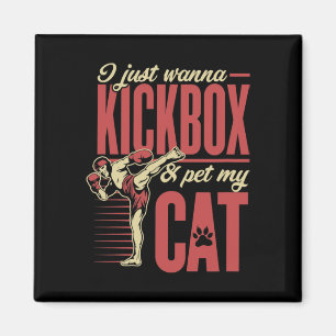 Ich will einfach nur Kickboxen und meine Katze Kar Magnet