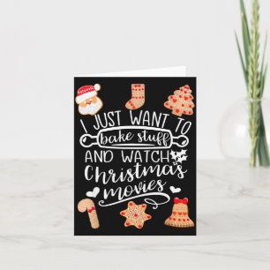 Ich will einfach nur Sachen backen und Weihnachtsf Karte