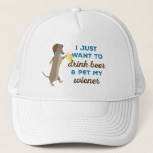 Ich will gerade, um Bier zu trinken u. pet meine