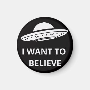 Ich will glauben, Retro-Film 90er, Alien UFO Magnet