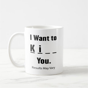 Ich will Ki__ Sie Ergebnisse können variieren Kaffeetasse