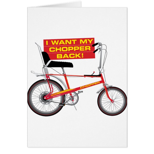 Ich will meine Chopperrückseite (Vorne)