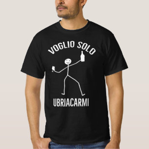Ich will mich nur BETRINKEN Ironisch für Partys, T-Shirt