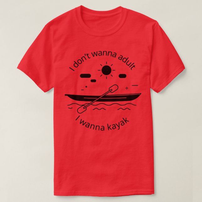 Ich will nicht erwachsen T-Shirt (Design vorne)