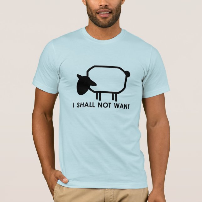 Ich will nicht T-Shirt (Vorderseite)