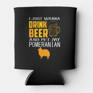 Ich will nur Bier trinken und meinen Spitz essen Dosenkühler