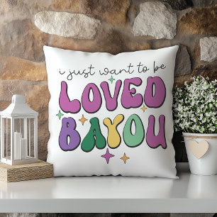 Ich will nur von dir geliebt werden Bayou Louisian Kissen